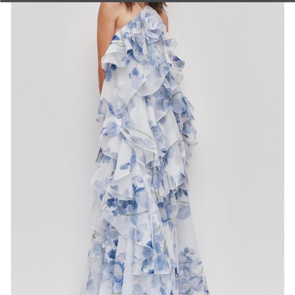 Aje Pandorea Layered Maxi Dress in Iris